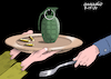 Cartoon: Budget for war not for food. (small) by Cartoonarcadio tagged weapons,food,poverty,third,world