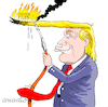 Cartoon: Burying the Epstein Case. (small) by Cartoonarcadio tagged epstein,trump,courts,america