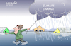 Cartoon: Climate change causes increased (small) by Cartoonarcadio tagged nature climate change earth flooding