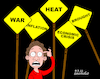 Cartoon: Hard times to live. (small) by Cartoonarcadio tagged wars,pandemic,economy,inflation