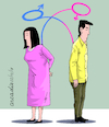 Cartoon: Ideology of genero. (small) by Cartoonarcadio tagged human being woman rights homosexuals gays lesbianism