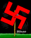 Cartoon: Nazi movement again. (small) by Cartoonarcadio tagged nazi conflict racism supremacy trump world