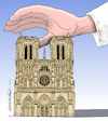 Cartoon: Paris sadness. (small) by Cartoonarcadio tagged notre same paris france europe catholicism