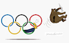 Cartoon: Russia expelled from games. (small) by Cartoonarcadio tagged russia,olympic,games,sports,drugs