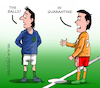Cartoon: Sports in quarantine. (small) by Cartoonarcadio tagged pandemic,sports,football