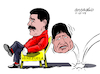 Cartoon: The fall of Evo. (small) by Cartoonarcadio tagged evo morales bolivia latin america politicians dictatorship