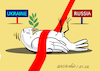 Cartoon: The red line. (small) by Cartoonarcadio tagged peace,world,putin,nato,europe