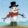 Cartoon: The snowman (small) by Cartoonarcadio tagged christmas war conflicts