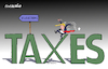 Cartoon: The Trump taxes. (small) by Cartoonarcadio tagged trump,taxes,america,us,elections