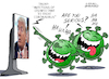 Cartoon: Trump and disinfectant. (small) by Cartoonarcadio tagged trump,coronavirus,covid,19