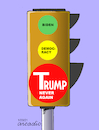 Cartoon: Trump...never again? (small) by Cartoonarcadio tagged trump,biden,us,democracy,washington