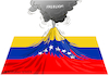 Cartoon: Venezuela erupt for its freedom. (small) by Cartoonarcadio tagged venezuela maduro freedom democracy