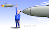 Cartoon: War stopper. (small) by Cartoonarcadio tagged wars,missil,conflicts,peace,talks