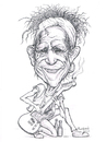 Cartoon: Keith Richards (small) by Harbord tagged keith richards rolling stones caricature