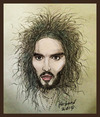 Cartoon: Russell Brand (small) by Harbord tagged russell,brand,british,comedian
