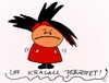 Cartoon: Uff Karwall jebürstet (small) by Any tagged krwawall,monster,kind