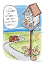 Cartoon: Insektenhotel (small) by toonwolf tagged insektensterben,insektenhotel,lieferservice