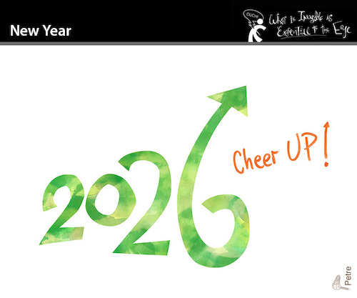 Cartoon: NEW YEAR (medium) by PETRE tagged neuesjahr,newyear,2026