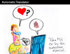 Cartoon: Automatic Translator (small) by PETRE tagged automatic translator internet metaphores laguages idioms