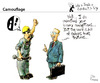 Cartoon: Camouflage (small) by PETRE tagged politics correction education speechs