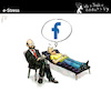 Cartoon: e-Stress (small) by PETRE tagged facebook nets impotence sex psychoanalysis