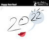 Cartoon: Happy New Year! (small) by PETRE tagged newyear,frohesneuesjahr,2022