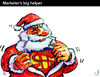 Cartoon: MARKETER-s BIG HELPER (small) by PETRE tagged christmas santa claus capitalism consumism
