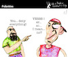 Cartoon: Polarities (small) by PETRE tagged yes,no,polarization