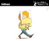 Cartoon: Soliloquy (small) by PETRE tagged soliloquy,selbstgespräch,banner