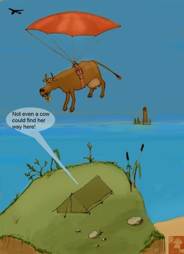 Cartoon: Camping (medium) by Hezz tagged vacation