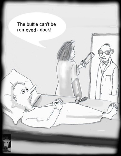 Cartoon: Fatality (medium) by Hezz tagged medicin
