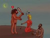 Cartoon: Surprise caveman (small) by Hezz tagged surprise caveman