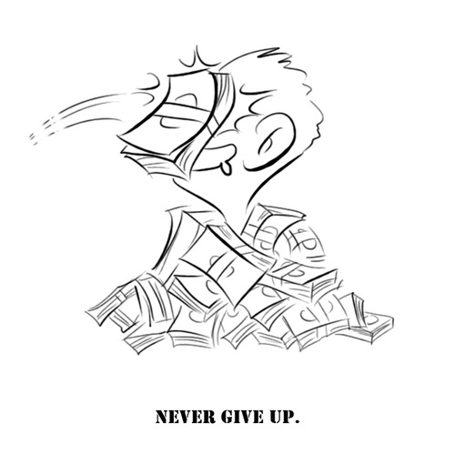 Cartoon: Never give up (medium) by thinhpham tagged money,more,hungry,fun,zenchip