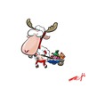 Cartoon: The fake reindeer Noel 2011 (small) by thinhpham tagged noel,sheep,reindeer,fake,funny,zenchip