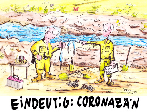 Cartoon: Coronazän (medium) by Matthias Stehr tagged corona,sars