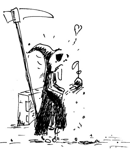 Cartoon: LOVE (medium) by Matthias Stehr tagged love,ehec,death,epidemie