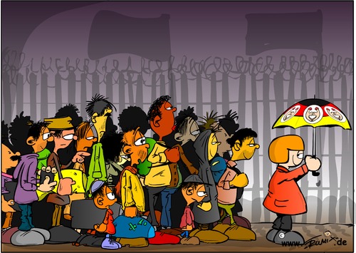 Cartoon: Angie-Express (medium) by Trumix tagged flüchtlinge,refugees,deutschland,ziel,trummix,boatspeople,refugees,flüchtlinge,deutschland,ziel,trummix,boatspeople,angie,merkel