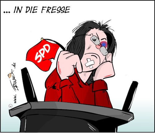 Auf die Fresse