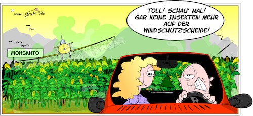 Cartoon: Der Mann hat recht ... (medium) by Trumix tagged monsanto,glyphosat,bayer,schmid,freigabe,krebserregend,bienen,mais,gentechnik,monsanto,glyphosat,bayer,schmid,freigabe,krebserregend,bienen,mais,gentechnik