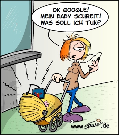 Cartoon: Google App für Mamas (medium) by Trumix tagged google,app,spracherkennung,sprache,hilfe,smartphone