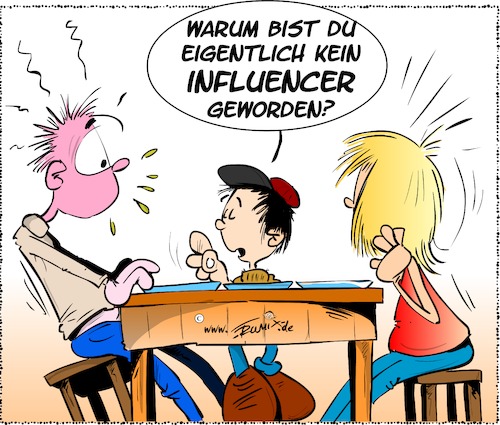 Cartoon: Influencer (medium) by Trumix tagged youtube,channel,influencer,politic,diezerstoerungdercdu,wahlkampf,propaganda,youtube,channel,influencer,politic,diezerstoerungdercdu,wahlkampf,propaganda