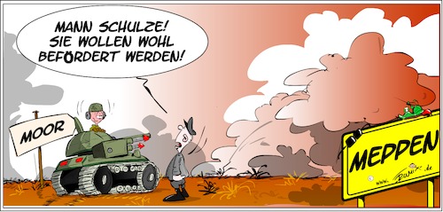 Cartoon: Moorbrand bei Meppen (medium) by Trumix tagged moor,brand,meppen,bundeswehr,moor,brand,meppen,bundeswehr