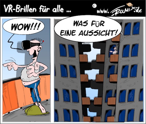 Cartoon: Neulich auf dem Balkon (medium) by Trumix tagged vr,brillen,360,grad,videos,realität,virtuelle,welt,games,vr,brillen,360,grad,videos,realität,virtuelle,welt,games