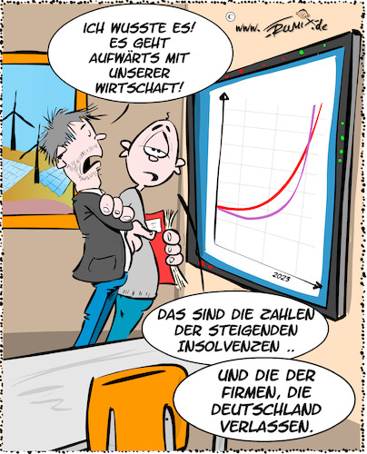 Cartoon: Steigende Insolvenzen (medium) by Trumix tagged wirtschaftskrise,grueneswirtschaftswunder,schlusslicht,inflation,insolvenz,kipppunkte,emobilitaet,zeitenwende,subventionen,ladestation,gruenepolitik,insolvenzen,habeck,wirtschaftskrise,grueneswirtschaftswunder,schlusslicht,inflation,insolvenz,kipppunkte,emobilitaet,zeitenwende,subventionen,ladestation,gruenepolitik,insolvenzen,habeck