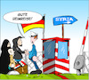 Cartoon: Assad gestuerzt Gute Heimreise (small) by Trumix tagged syrien,assad,rebellen,fluechtlinge,asylgrund,entsapnnung,ruhe,diktator,entmachtet,trumix,trumixcomix,cartoons