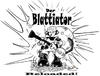 Cartoon: Blattiator - Reloaded (small) by Trumix tagged laubbläser,herbst,laub,laubsauger,hausmeister,ordnung,trummix,blatt
