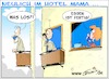 Cartoon: Hotel Mama (small) by Trumix tagged hotel,mama,nethocker,elternhaus,wohnen,ausbildung,jugend