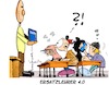 Cartoon: Lehrermangel (small) by Trumix tagged lehrermangel,lehrer,schüler,ersatzlehrer,klassen