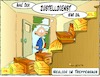 Cartoon: Neulich im Treppenhaus (small) by Trumix tagged amazon,bringdienst,dhl,internet,onlinebestellung,trummix,ups,zustelldienst,zustellservice