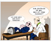 Cartoon: Scholz Augenklappe (small) by Trumix tagged scholz,augenklappe,jogging,unfall,erinnerung,diagnose